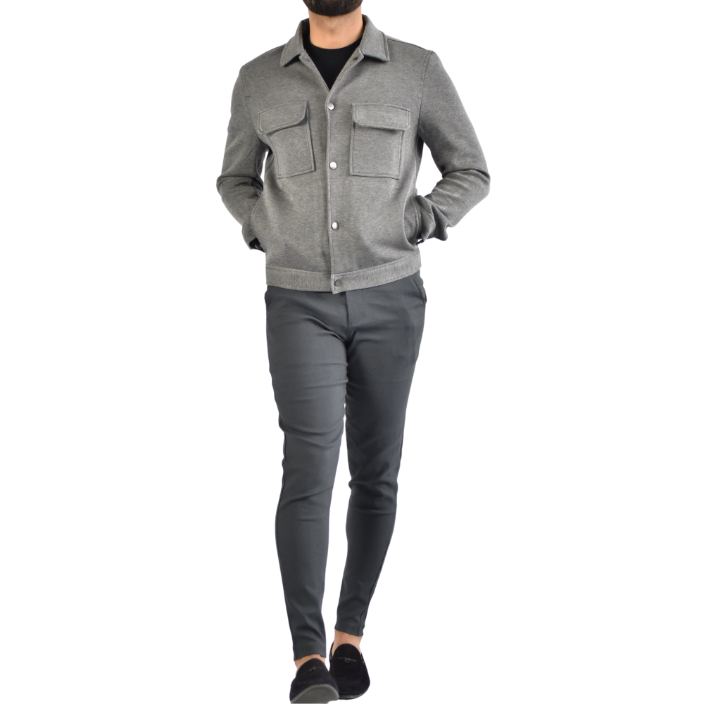 Jacket Viscose in Grey