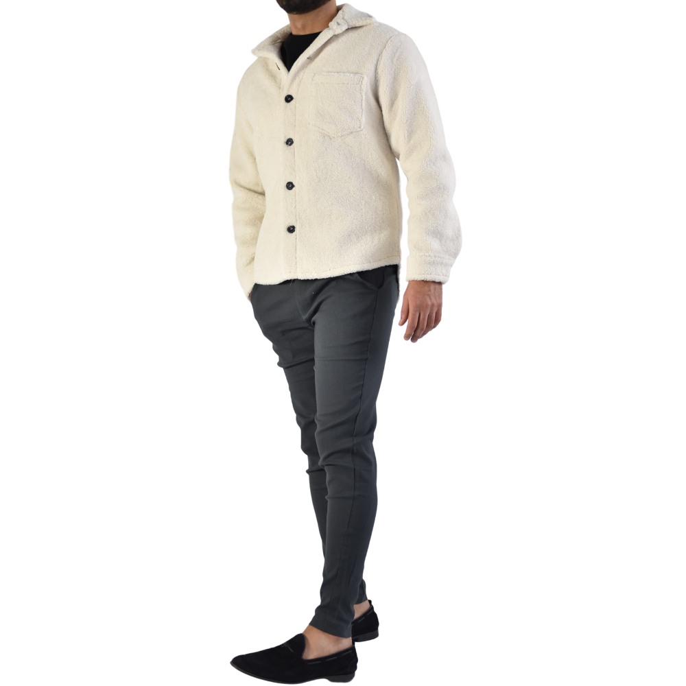 Vest Wooly Overhemd in White