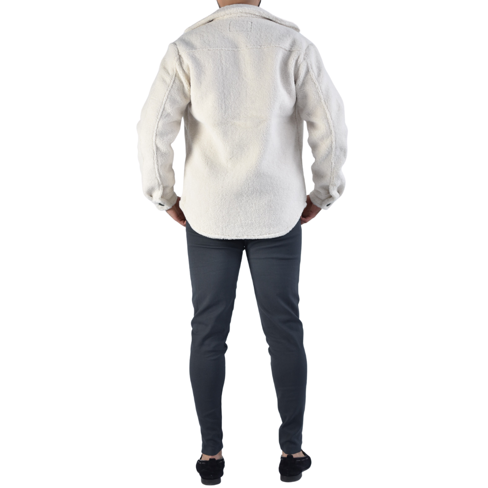 Vest Wooly Overhemd in White
