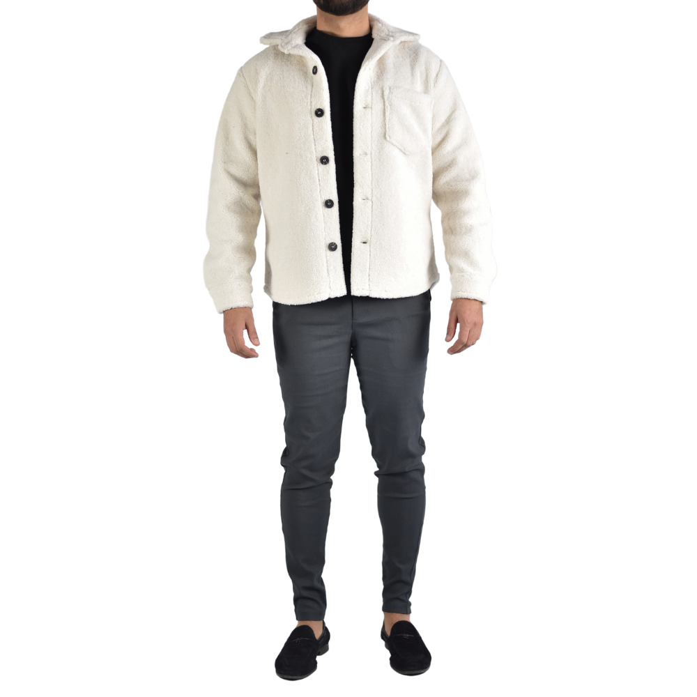 Vest Wooly Overhemd in White