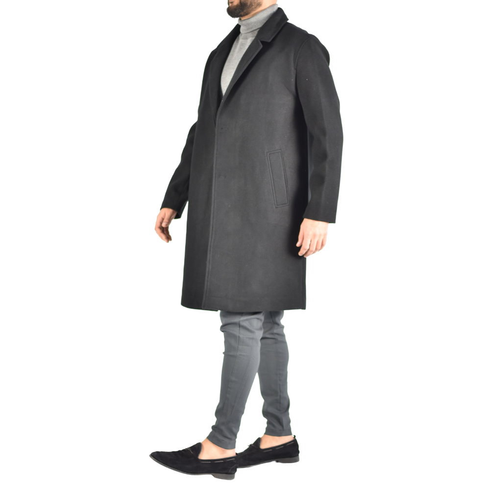 Trenchcoat Jas in Black