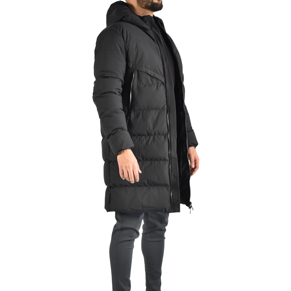 Jacket Long Puffer in Black