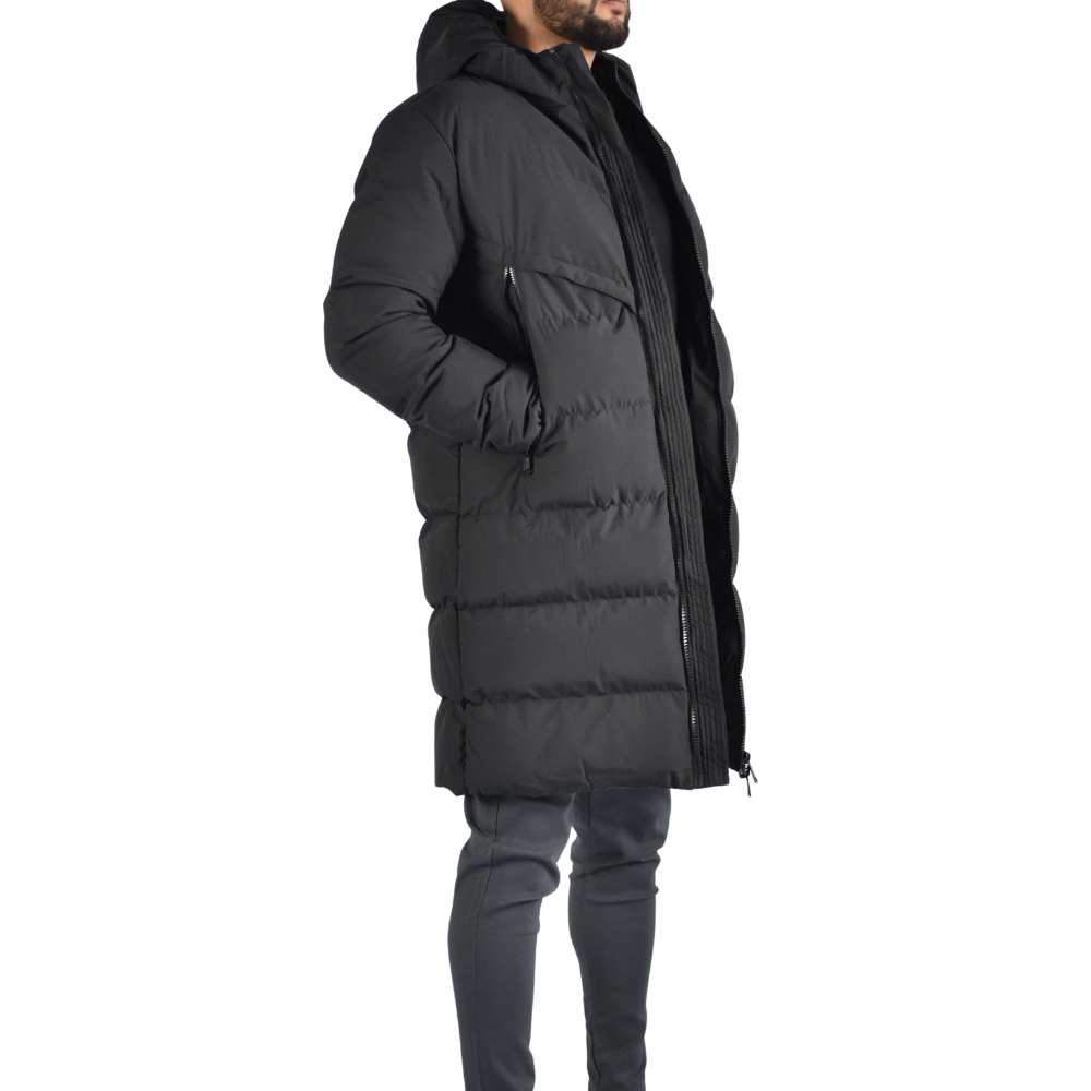 Jacket Long Puffer in Black