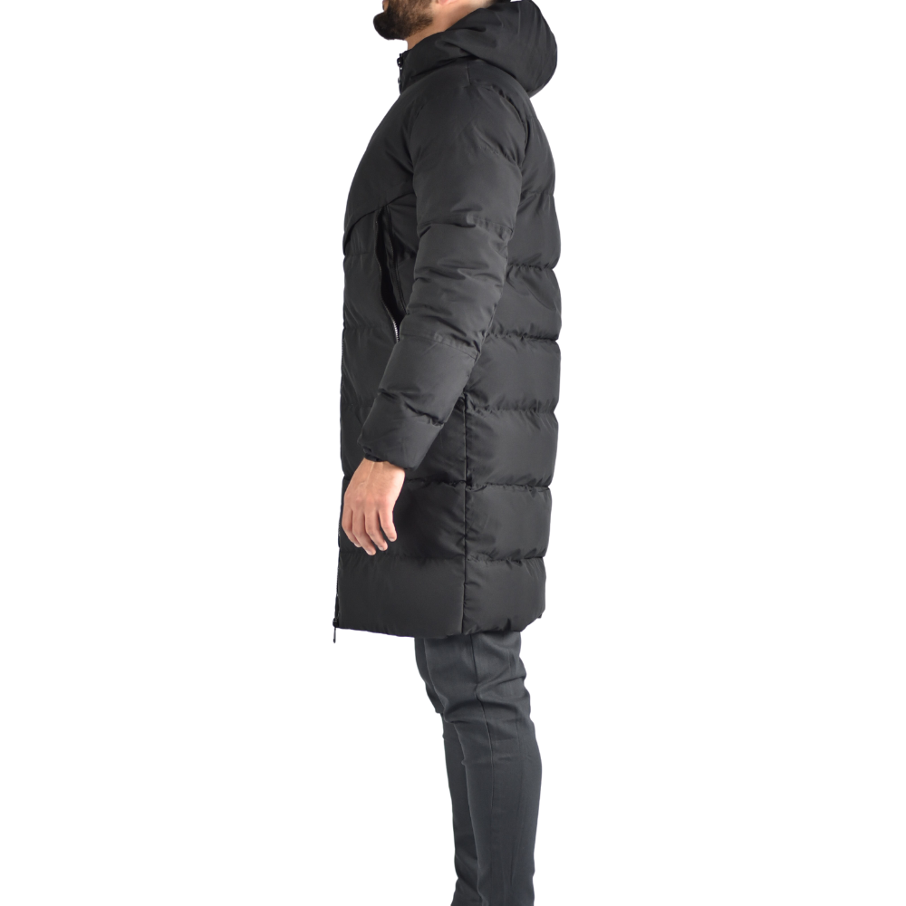 Jacket Long Puffer in Black