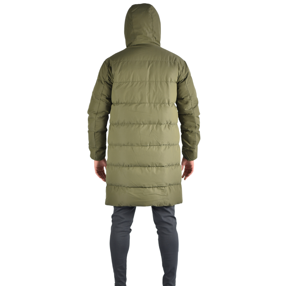 Jacket Long Puffer in Green