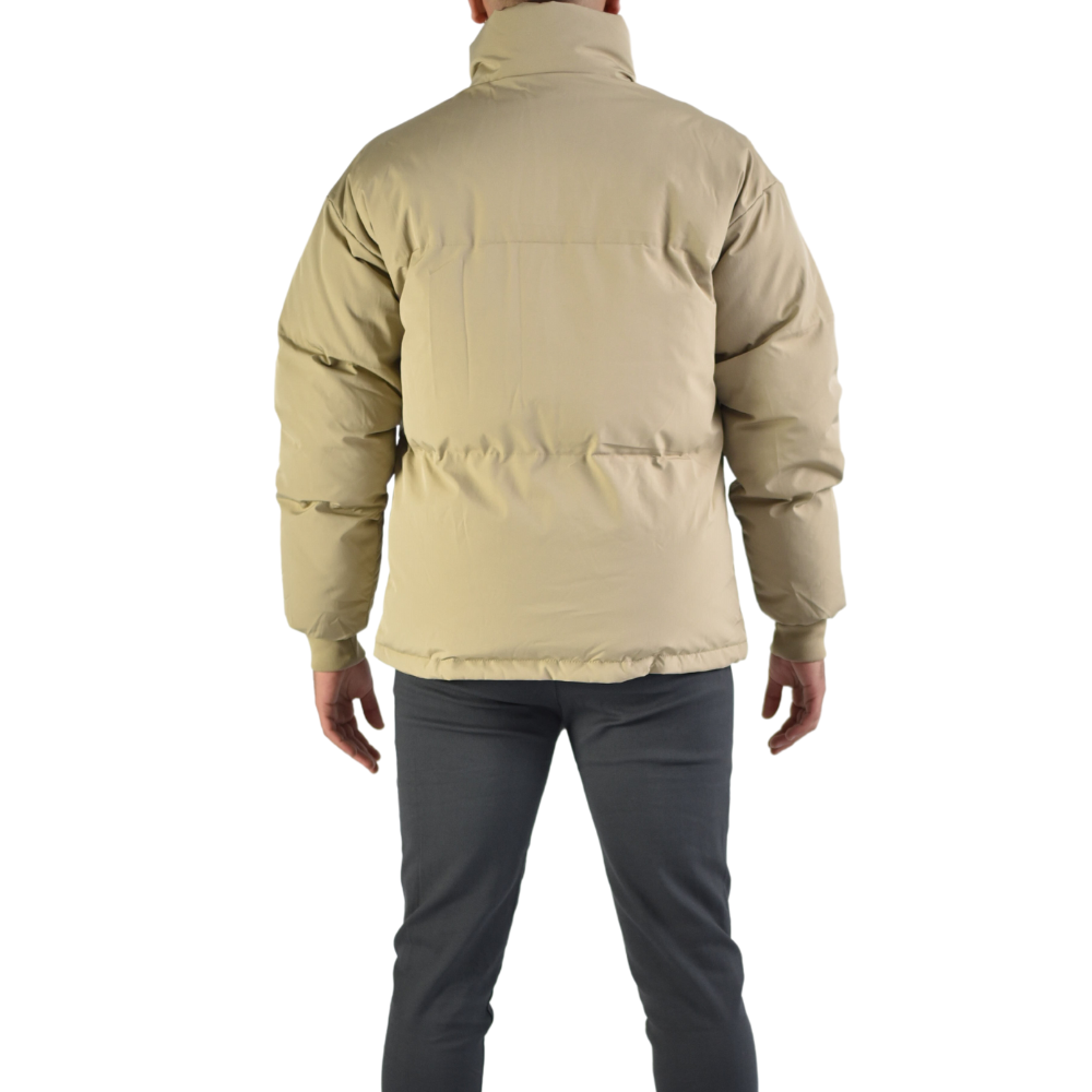 Jacket Short Puffer in Beige