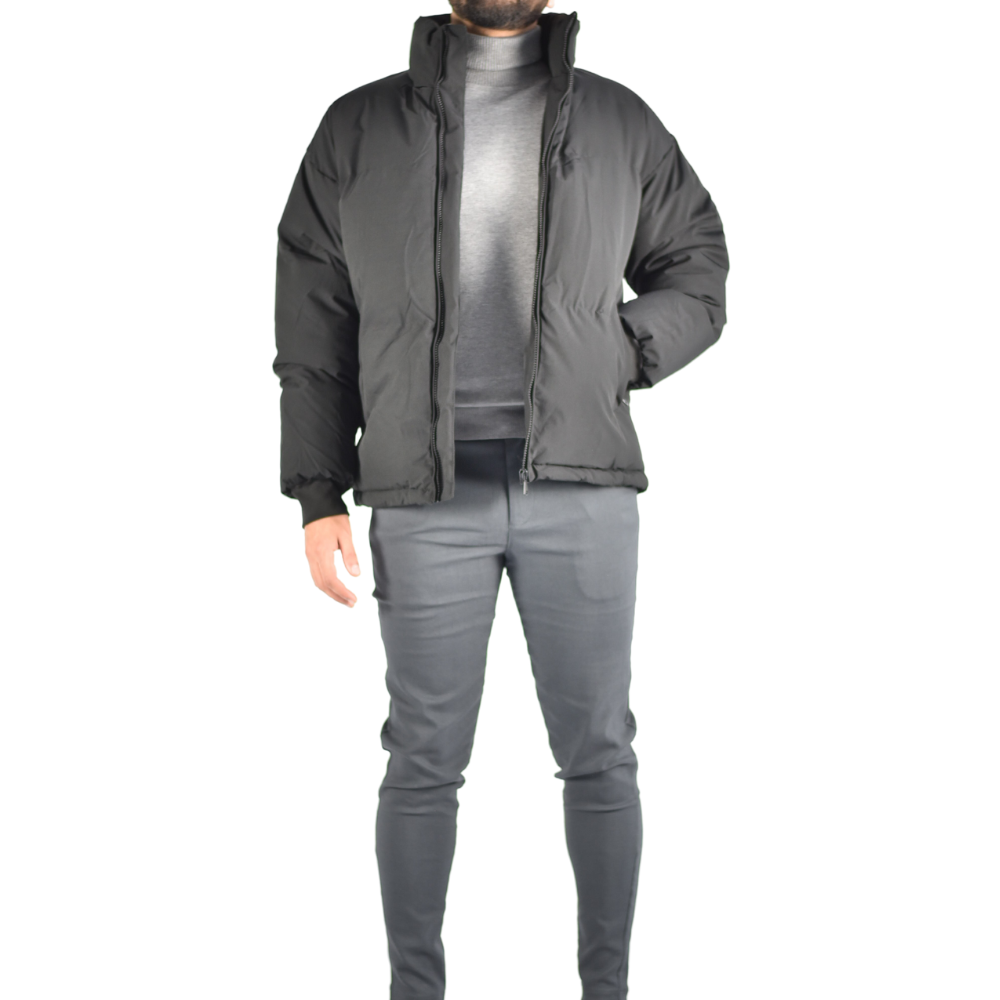 Jacket Short Puffer in Black