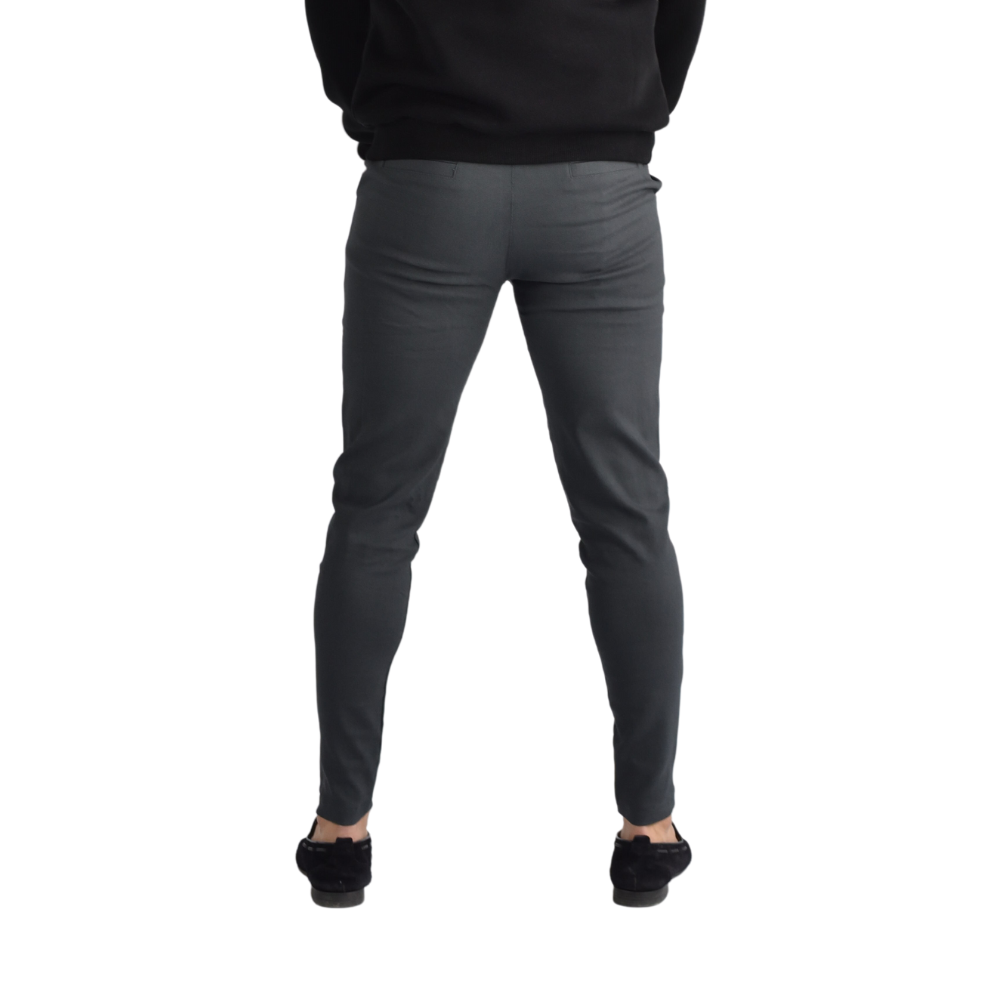 Pantalon stretch in Dark-Grey
