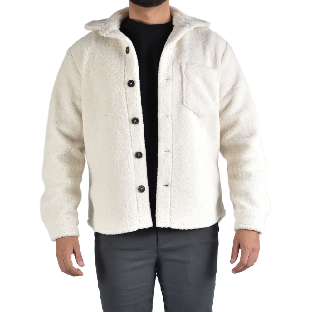 Vest Wooly Overhemd in White